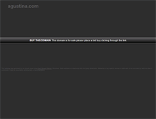 Tablet Screenshot of agustina.com